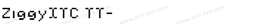 ZiggyITC TT字体转换